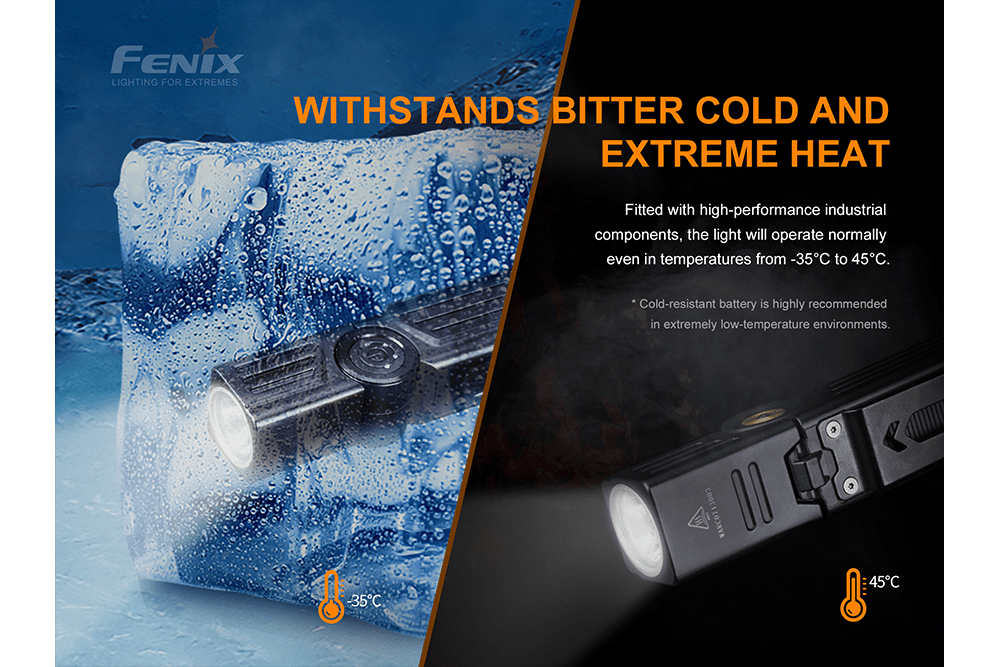 Fenix WT25R Adjustable Head LED Flashlight - 1000 Lumens Fenix Store