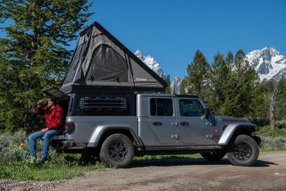 gladiator tent GAIA Campers Jeep Gladiator Camper