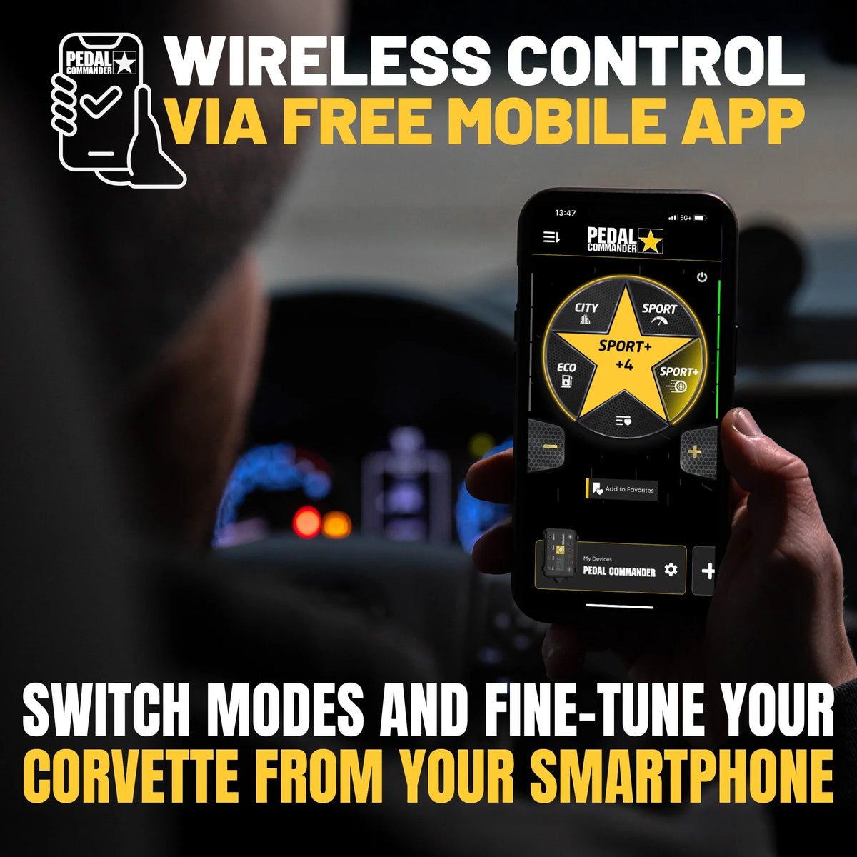 Pedal Commander for Chevrolet Corvette Pedal Commander
