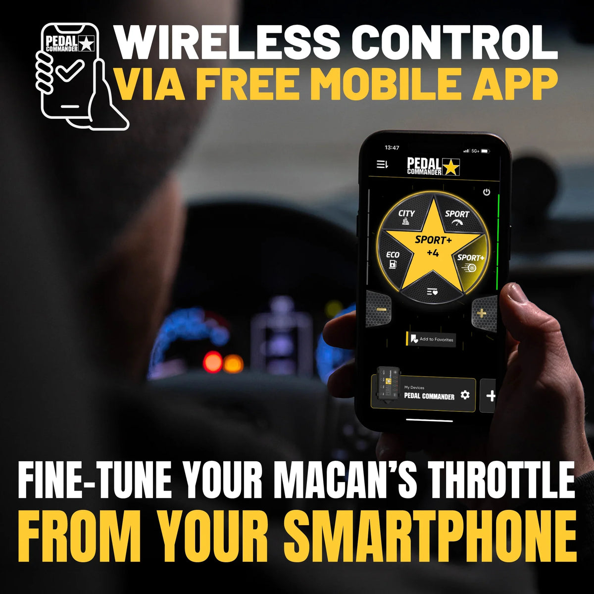 Pedal Commander for Porsche Macan Pedal Commander
