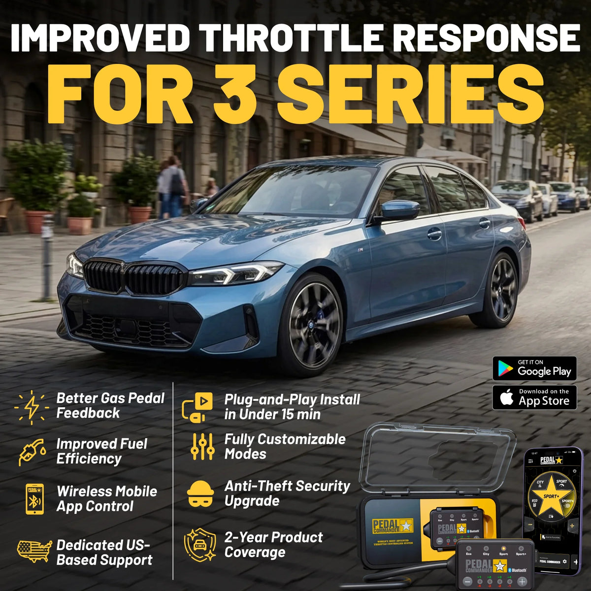 Pedal Commander for BMW 3 Series Pedal Commander