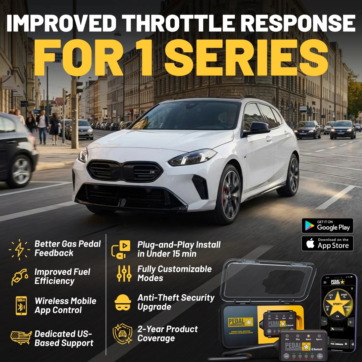 Pedal Commander for BMW 1 Series Pedal Commander