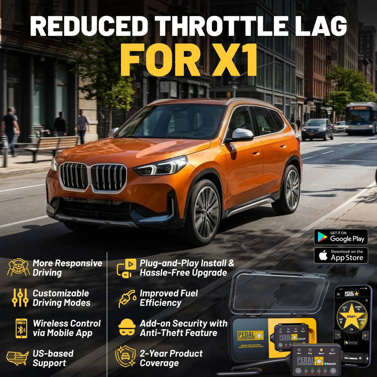 Pedal Commander for BMW X1 Pedal Commander