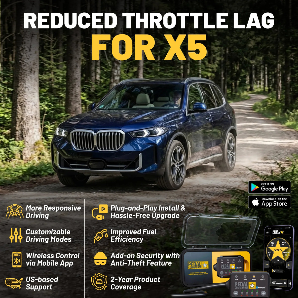 Pedal Commander for BMW X5 Pedal Commander