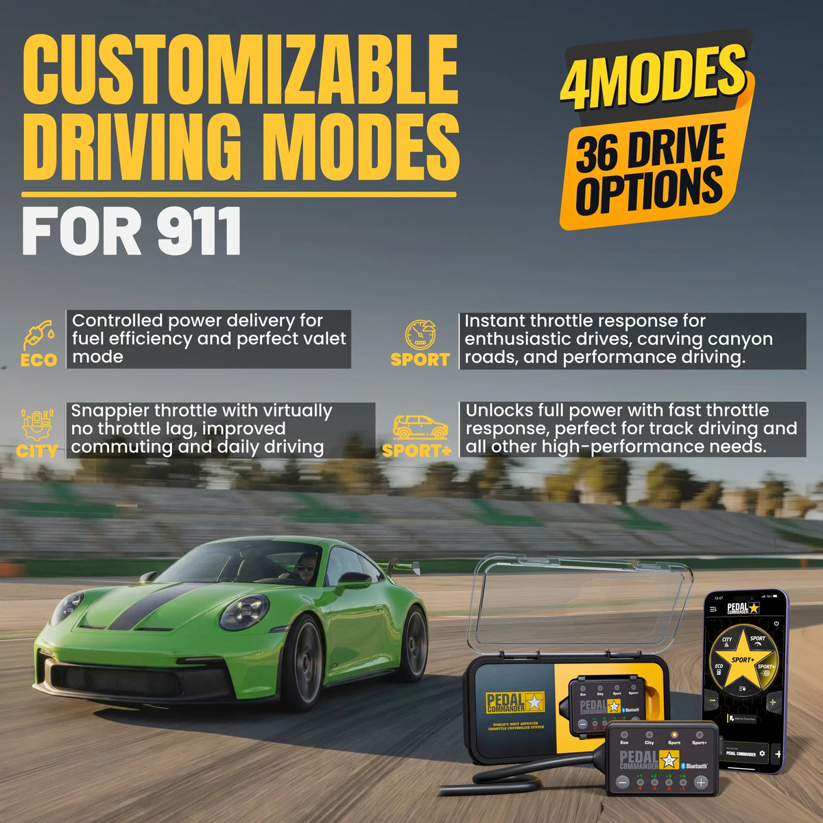 Pedal Commander for Porsche 911 Pedal Commander