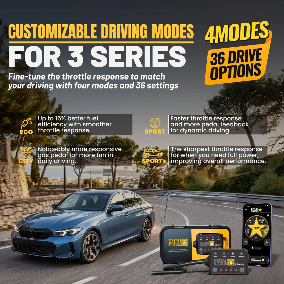 Pedal Commander for BMW 3 Series Pedal Commander