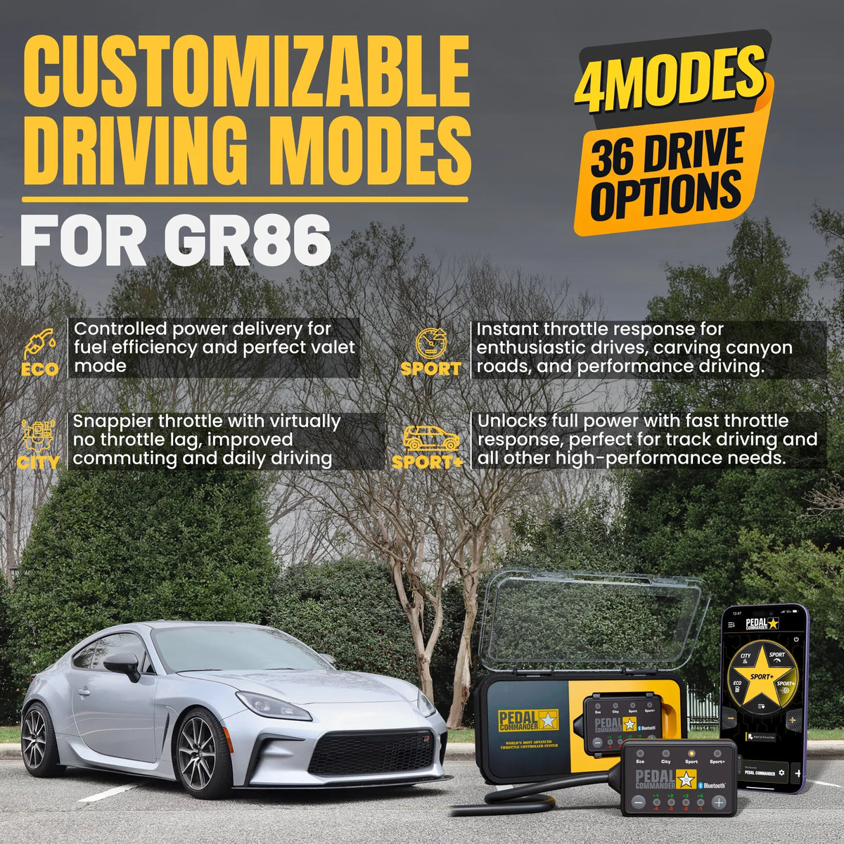 Pedal Commander for Toyota GR86 Pedal Commander