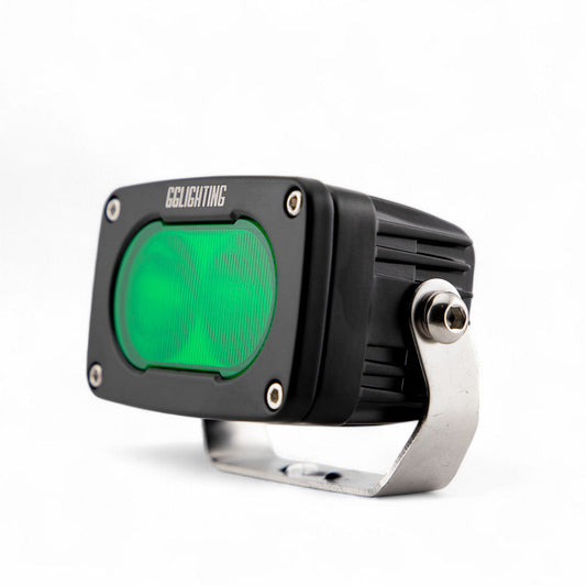 GP10 Flood Offroad LED Pod Green