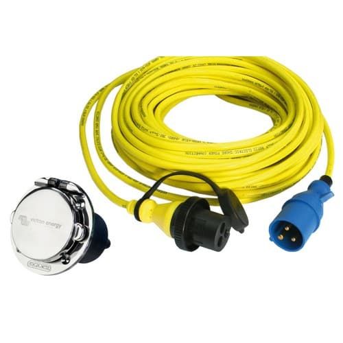 Victron Power Inlet Polyamid with cover 16A/250Vac (2p/3w) [SHP301603000]