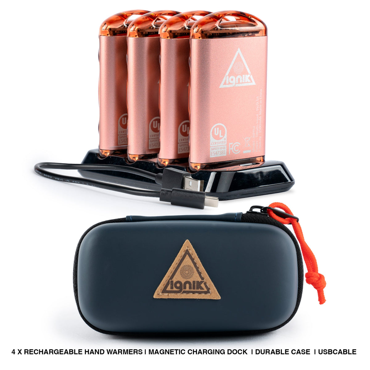 Ripple Rechargeable Hand Warmers 4-Pack Ignik Outdoors
