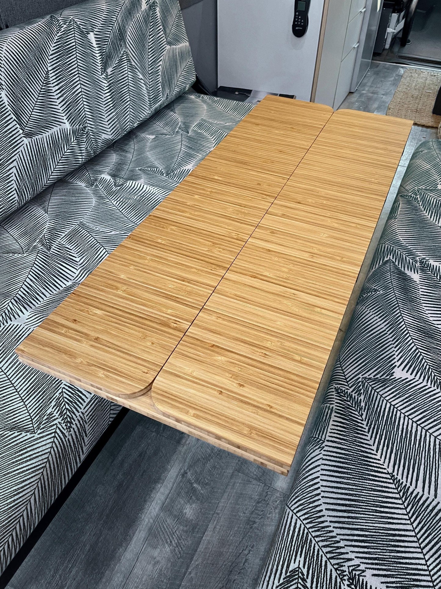 The Horizon Dining Bamboo Table 1/2" Thick For Camper Vans and RVs