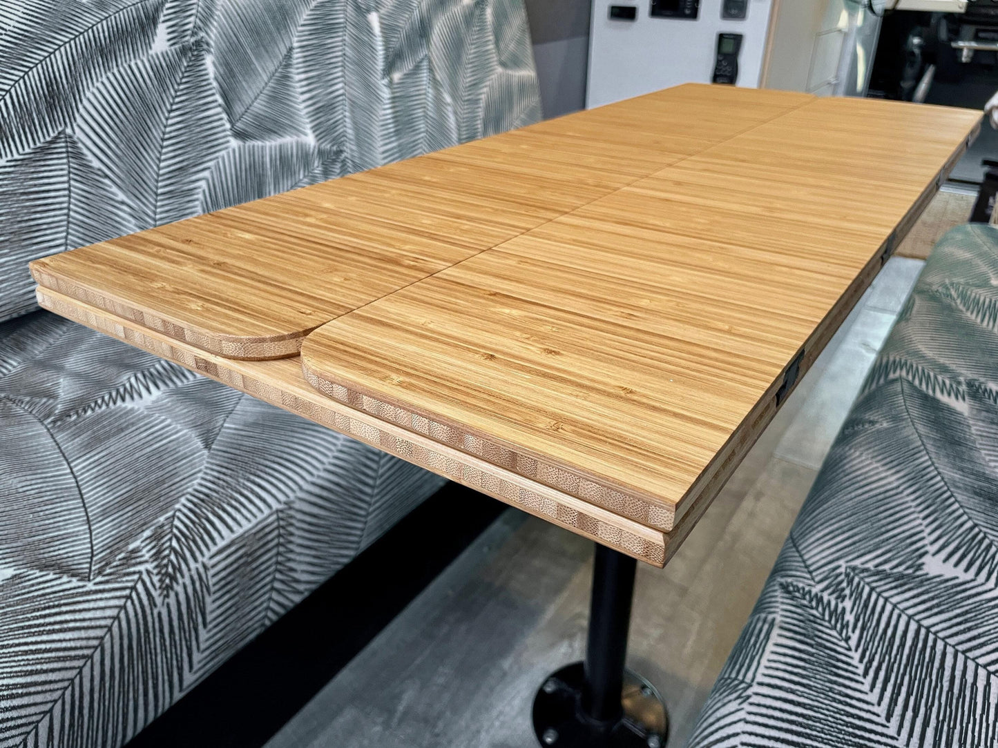 The Horizon Dining Bamboo Table 1/2" Thick For Camper Vans and RVs