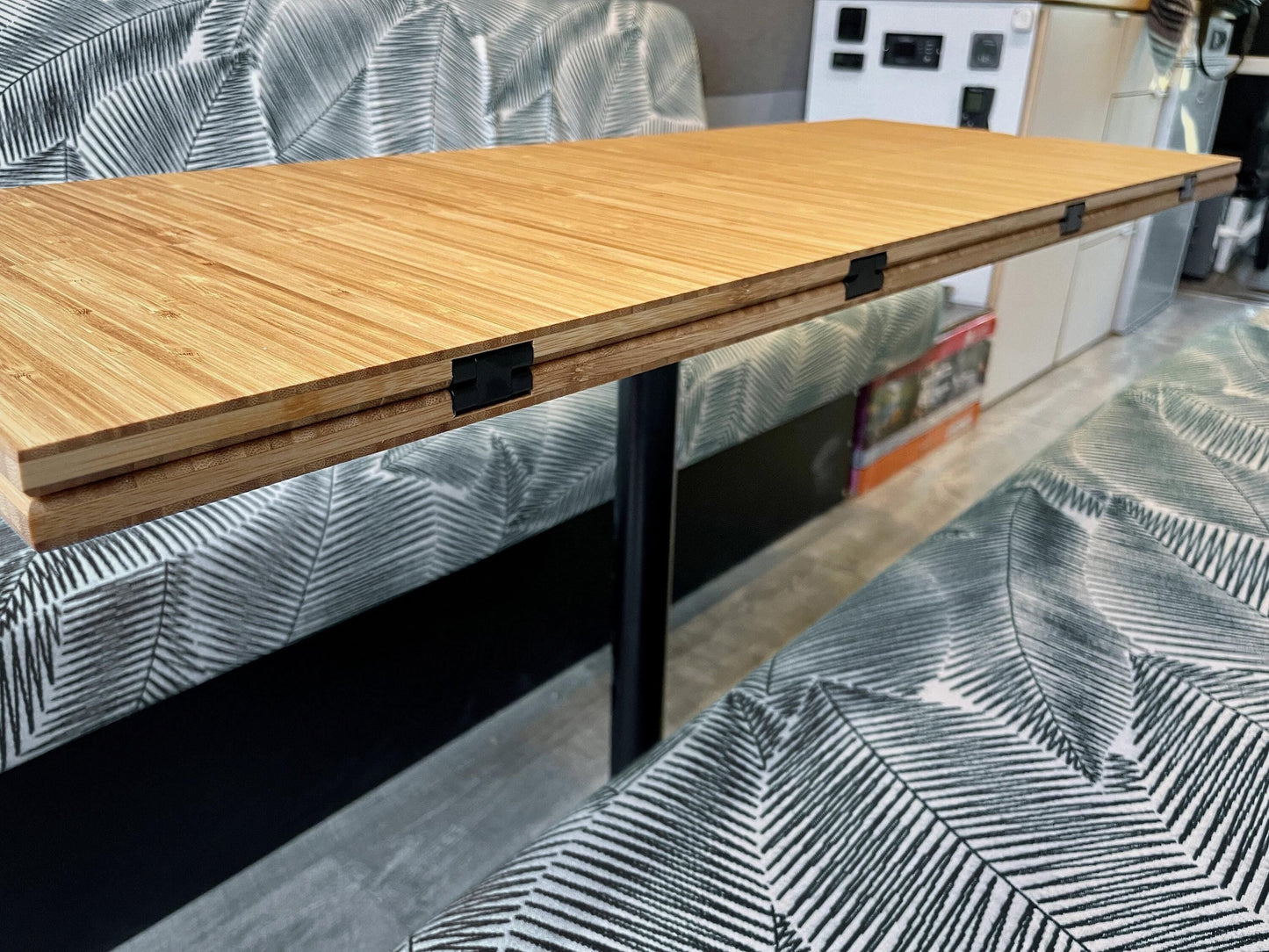 The Horizon Dining Bamboo Table 1/2" Thick For Camper Vans and RVs