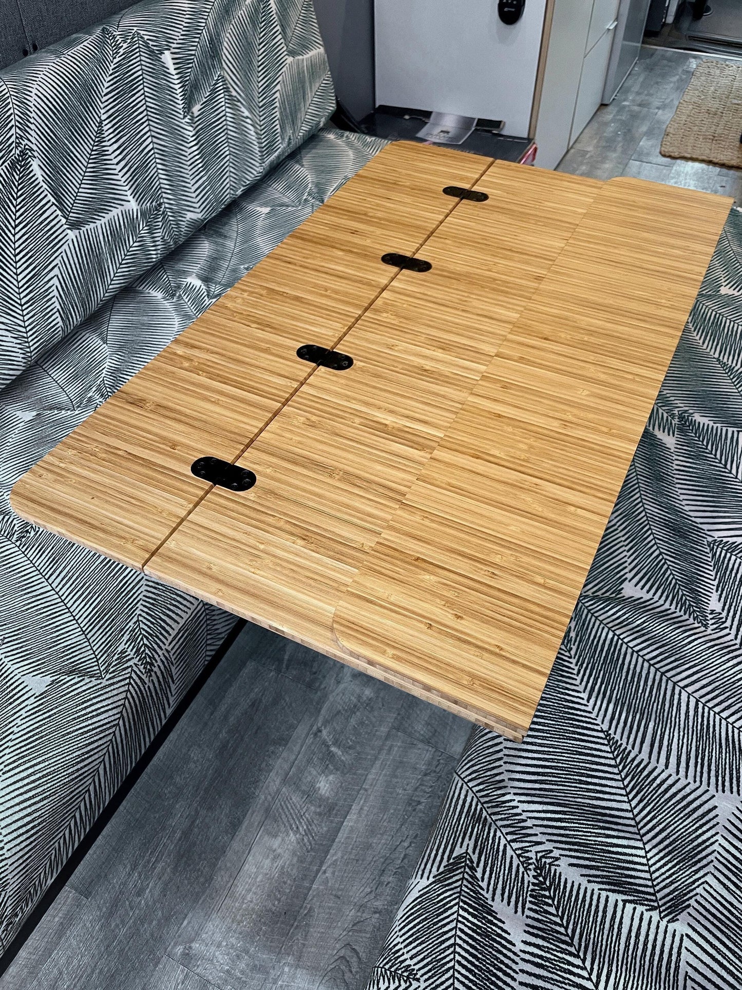 The Horizon Dining Bamboo Table 1/2" Thick For Camper Vans and RVs