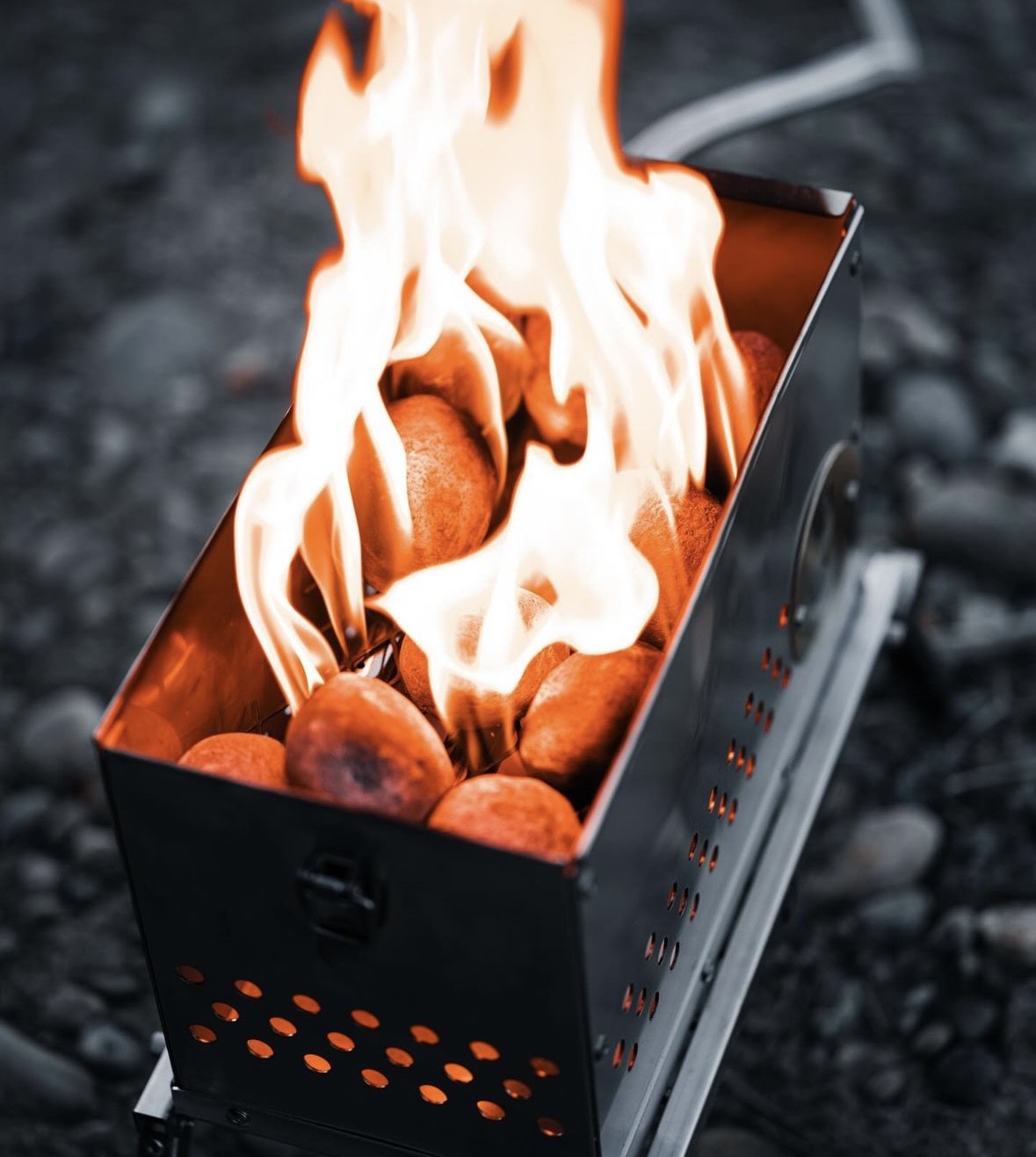 LavaBox Campfire Kitchen: Cooking and Campfire in one package LavaBox Portable Campfire
