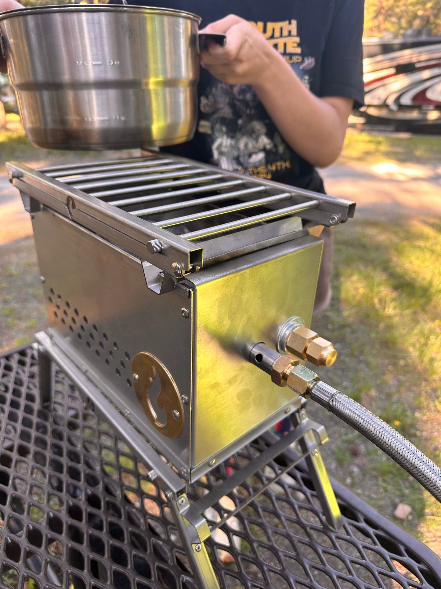 LavaBox Campfire Kitchen: Cooking and Campfire in one package LavaBox Portable Campfire