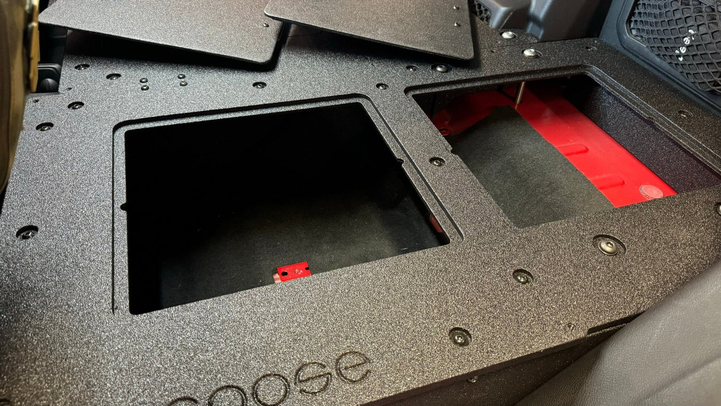 Jeep Gladiator 2019-Present JT 4 Door - Second Row Seat Delete Plate System - High Platform