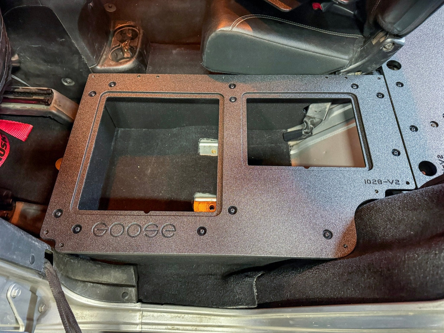 Jeep Wrangler 2007-2018 JKU 4 Door - Second Row Seat Delete Plate System - V2 Goose Gear