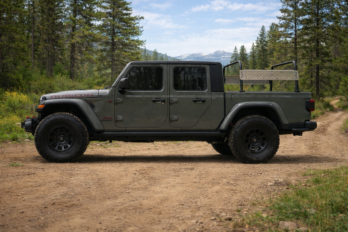 2020-2026 Jeep Gladiator Bed Bars HMOR Heavy Metal Off-Road