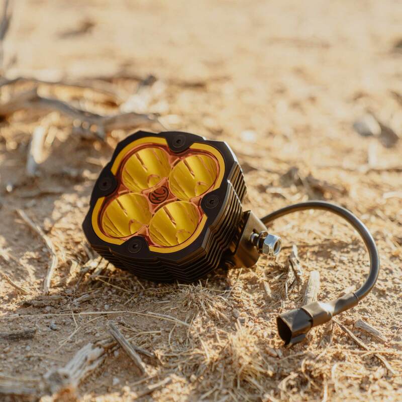 KC HiLiTES FLEX ERA 4 Performance Yellow Spot Beam Lens Dunes 2 Dezert SXS