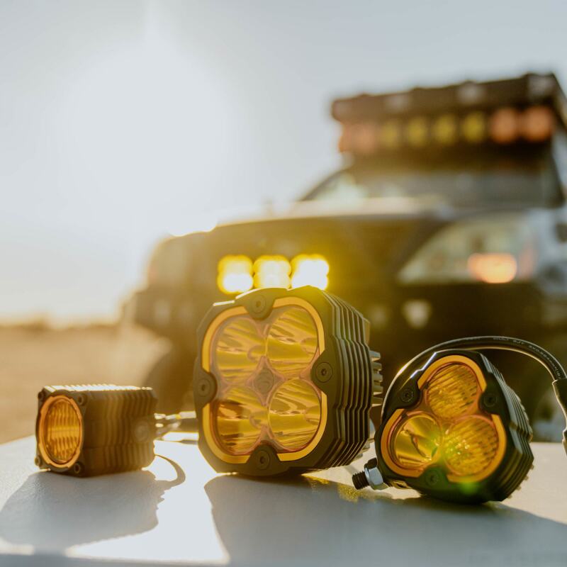 KC HiLiTES FLEX ERA 4 Performance Yellow Spot Beam Lens Dunes 2 Dezert SXS