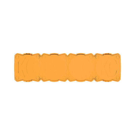 KC HiLiTES FLEX ERA LED Light Bar 10in. Light Shield - Amber (SHIELD ONLY) Dunes 2 Dezert SXS
