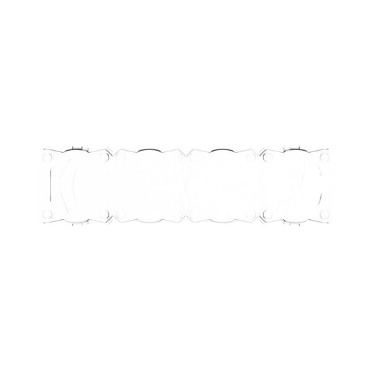 KC HiLiTES FLEX ERA LED Light Bar 10in. Light Shield - Clear (SHIELD ONLY) Dunes 2 Dezert SXS