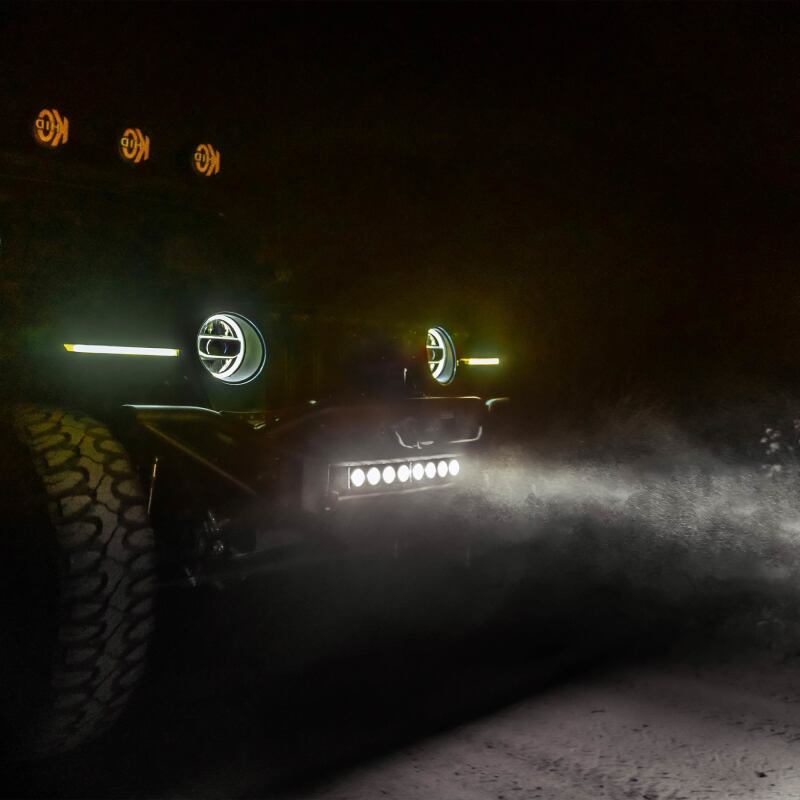 KC HiLiTES FLEX ERA LED Light Bar 10in. Light Shield - Clear (SHIELD ONLY) Dunes 2 Dezert SXS