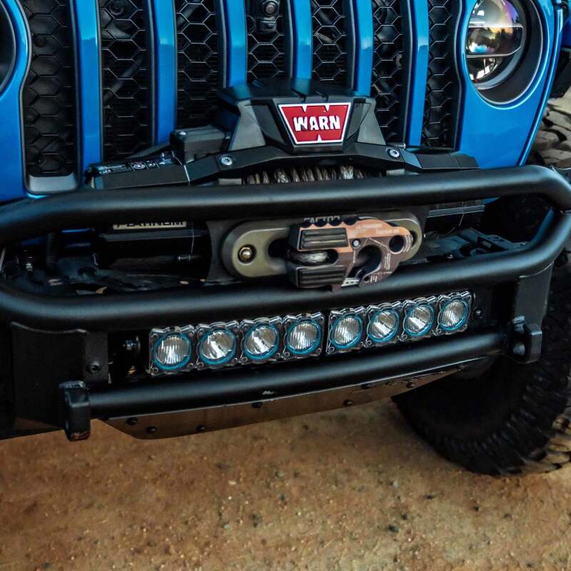KC HiLiTES FLEX ERA LED Light Bar Bezel Kit for 10in. Segments - Blue Dunes 2 Dezert SXS
