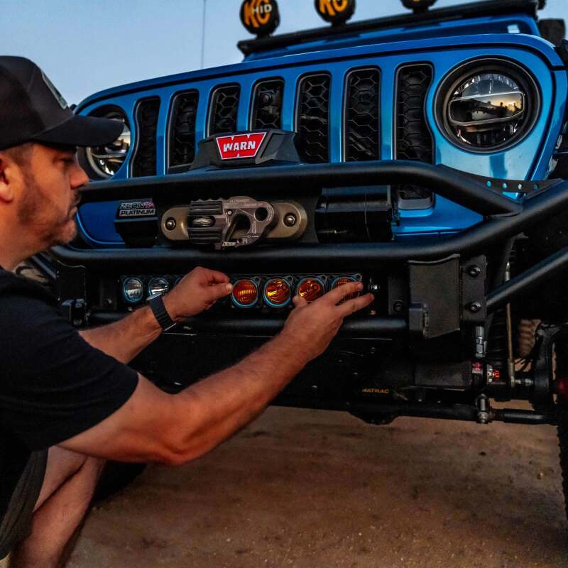 KC HiLiTES FLEX ERA LED Performance Yellow Combo Lens for Light Bars Dunes 2 Dezert SXS