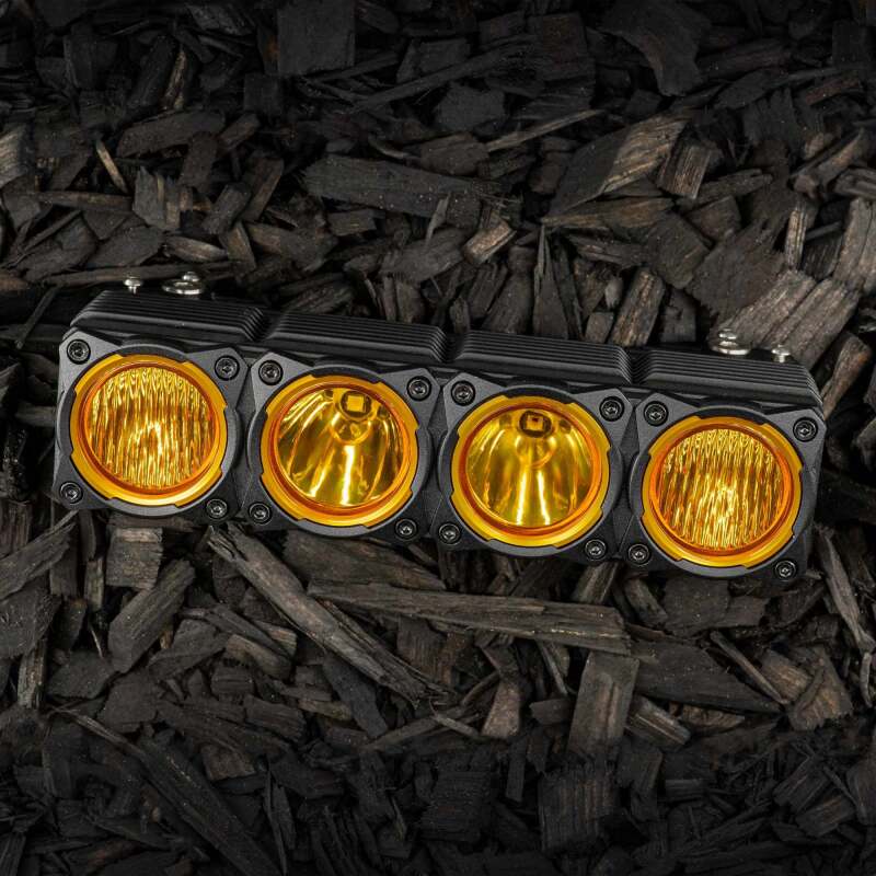KC HiLiTES FLEX ERA LED Performance Yellow Combo Lens for Light Bars Dunes 2 Dezert SXS