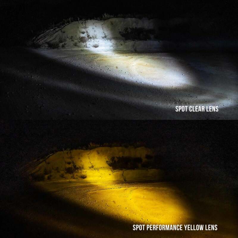 KC HiLiTES FLEX ERA LED Performance Yellow Spot Beam Lens for Light Bars Dunes 2 Dezert SXS