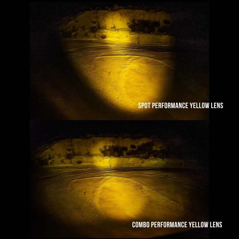 KC HiLiTES FLEX ERA LED Performance Yellow Spot Beam Lens for Light Bars Dunes 2 Dezert SXS