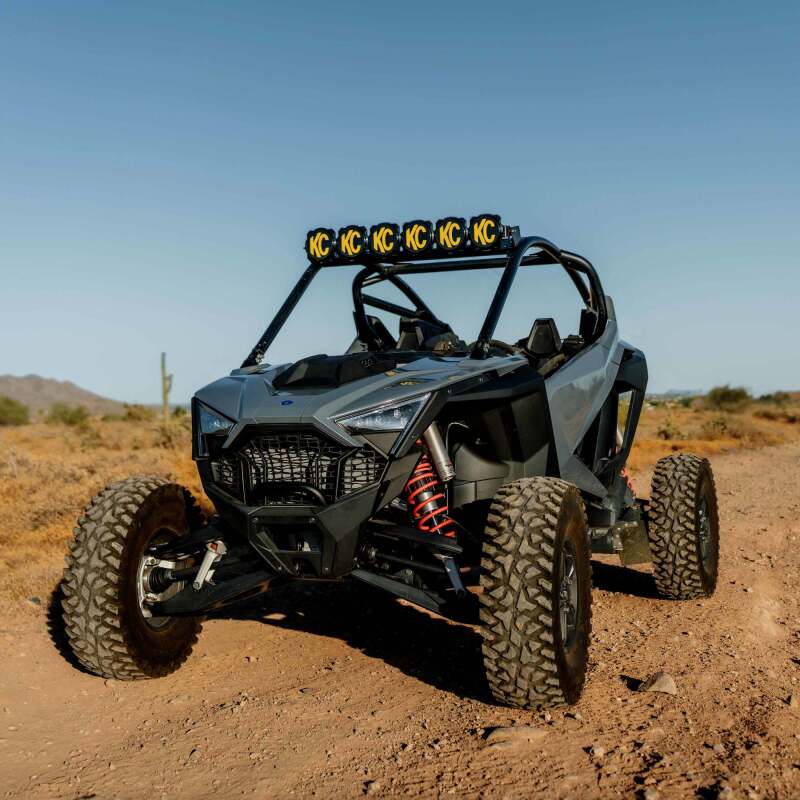 KC Gravity Pro6 39" LED Light Bar - Polaris RZR Pro R Overhead Kit Dunes 2 Dezert SXS