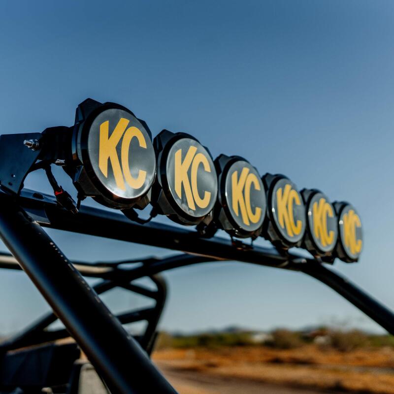 KC Gravity Pro6 39" LED Light Bar - Polaris RZR Pro R Overhead Kit Dunes 2 Dezert SXS