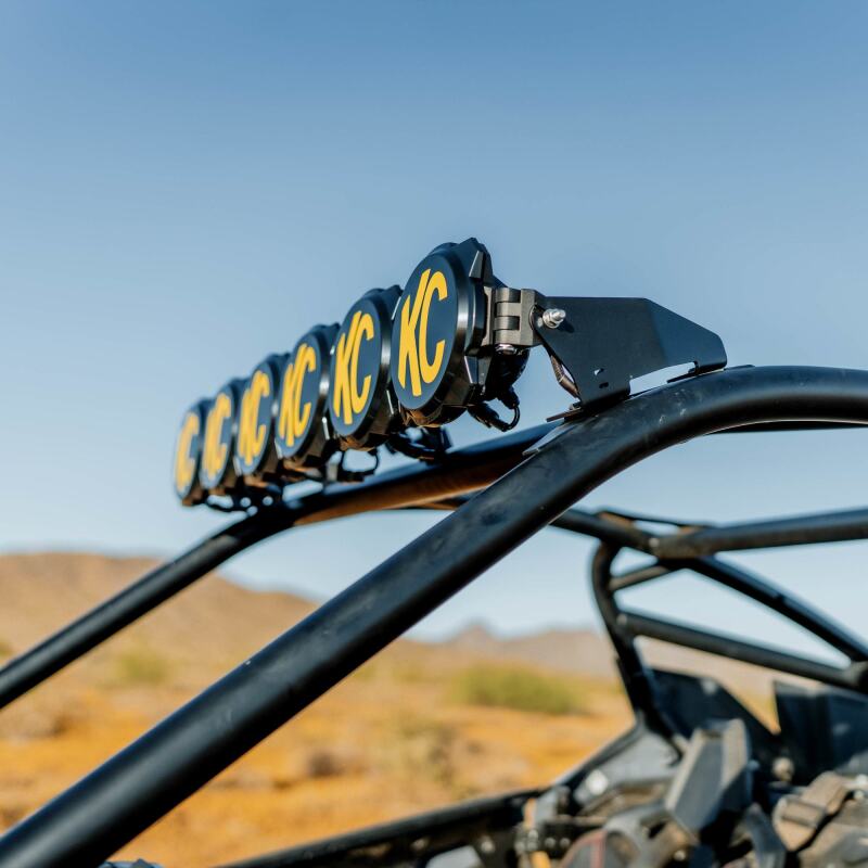 KC Gravity Pro6 39" LED Light Bar - Polaris RZR Pro R Overhead Kit Dunes 2 Dezert SXS