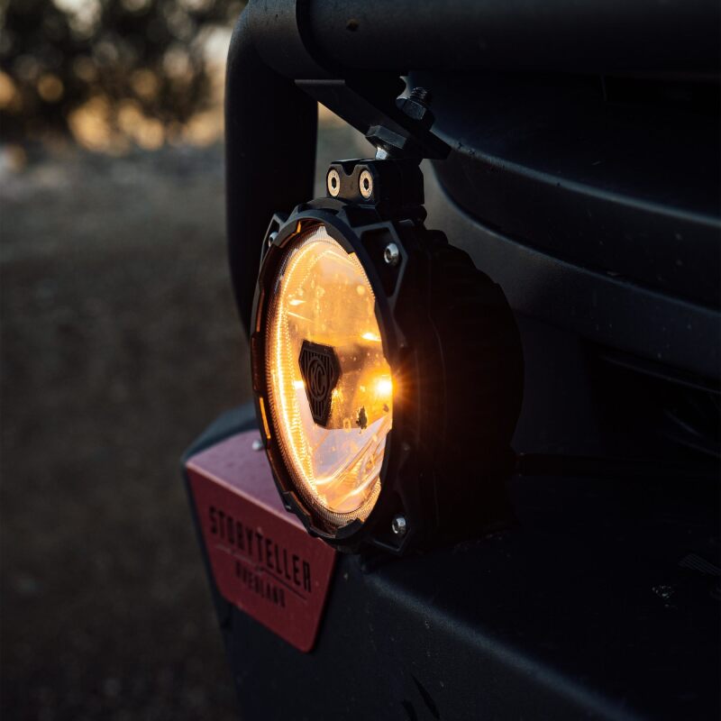 KC HiLiTES Gravity Titan LED 6in. - Single Light (SAE Driving Beam) Dunes 2 Dezert SXS