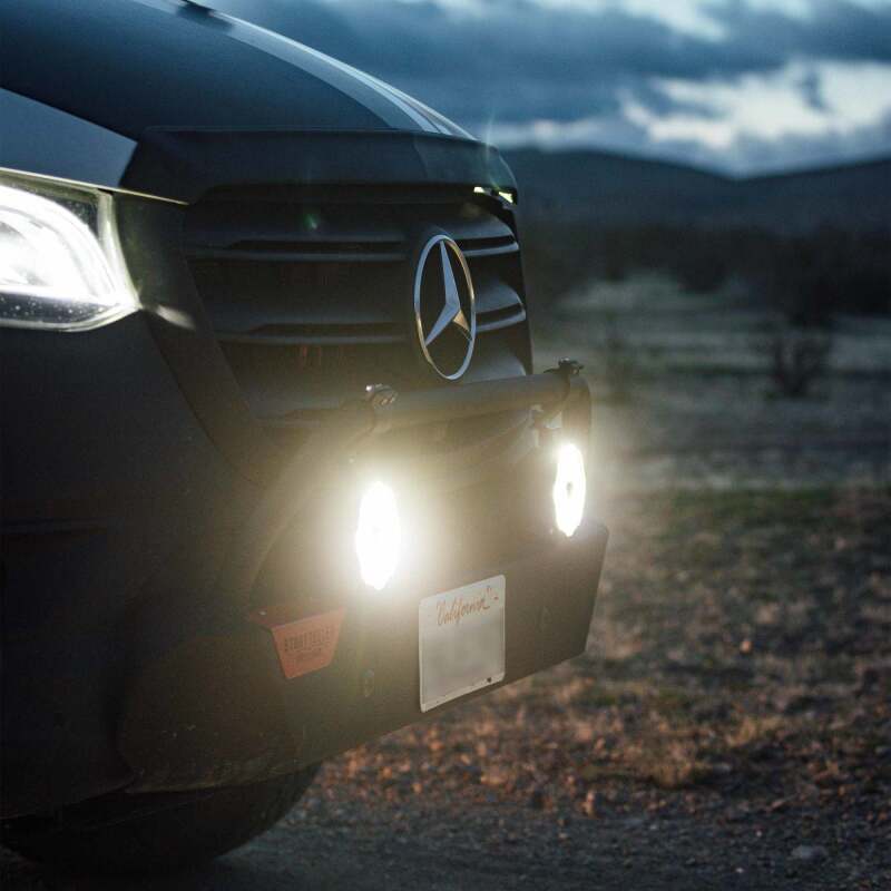 KC HiLiTES Gravity Titan LED 6in. - Single Light (SAE Driving Beam) Dunes 2 Dezert SXS