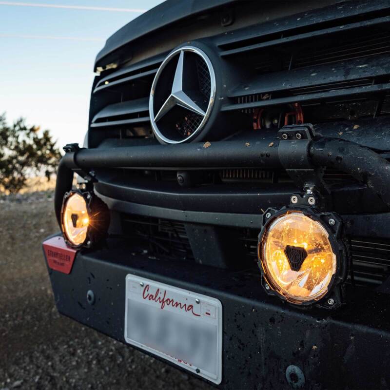 KC HiLiTES Gravity Titan LED 6in. - Single Light (SAE Driving Beam) Dunes 2 Dezert SXS