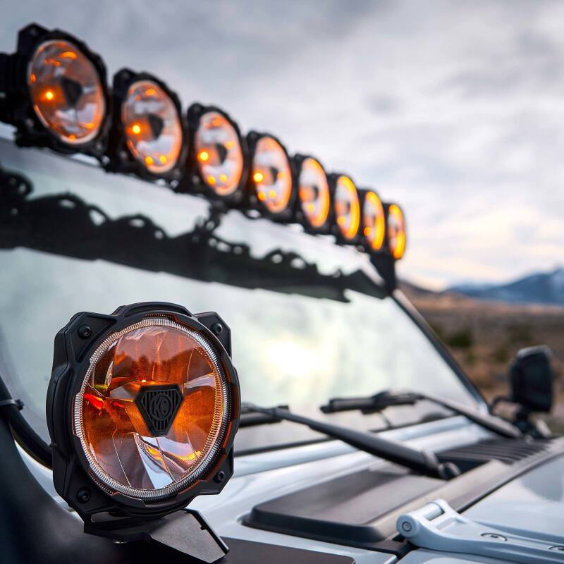 KC HiLiTES Gravity Titan LED 6in. - Single Light (Spot Beam) Dunes 2 Dezert SXS