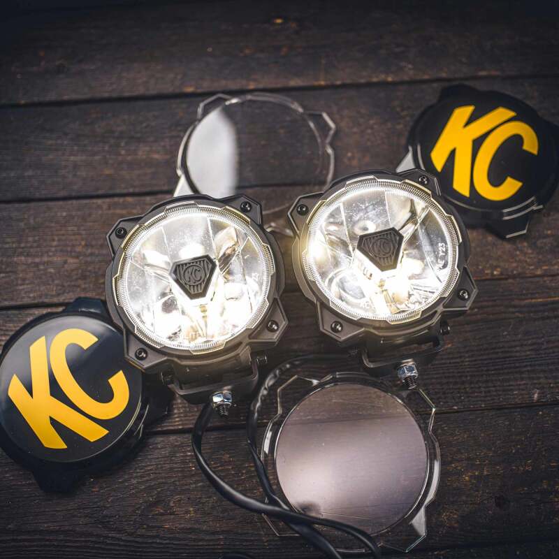 KC HiLiTES Gravity Titan LED 6in. - Single Light (Spot Beam) Dunes 2 Dezert SXS
