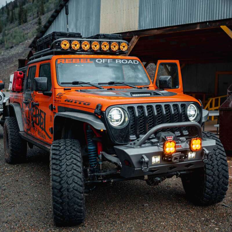 KC HiLiTES Gravity Titan LED Light Bar - 45in. (7-Light) Dunes 2 Dezert SXS