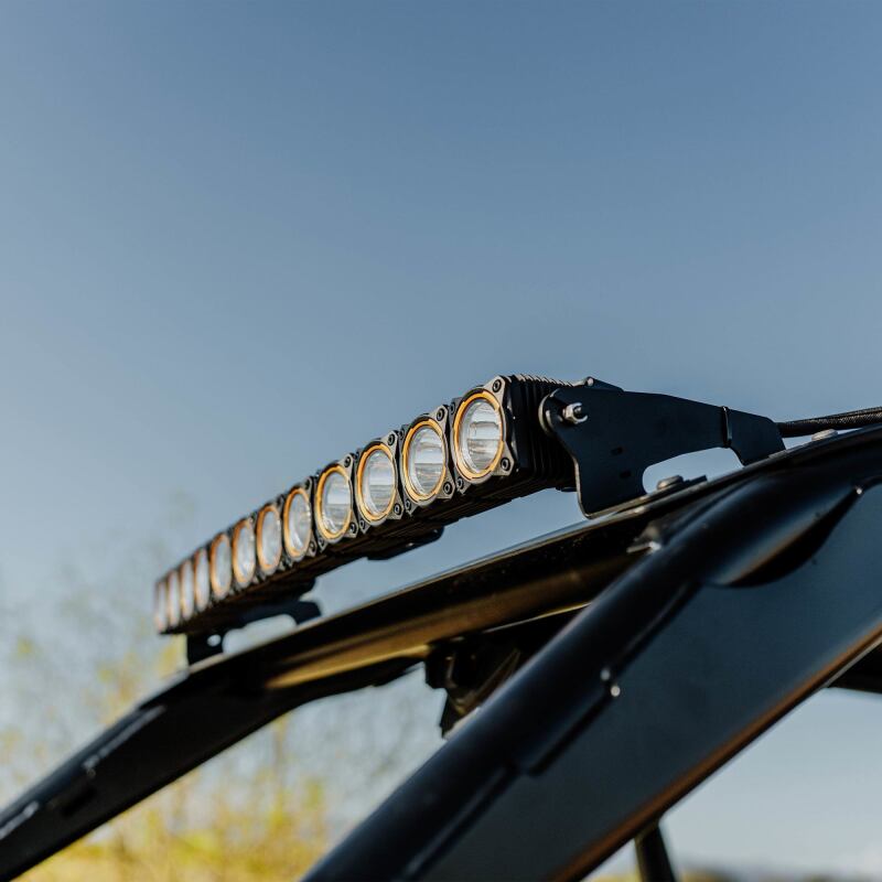 KC HiLiTES 22-24 Polaris RZR Pro R Light Bar Mount for 30in FLEX ERA LED Light Bar - Overhead Dunes 2 Dezert SXS