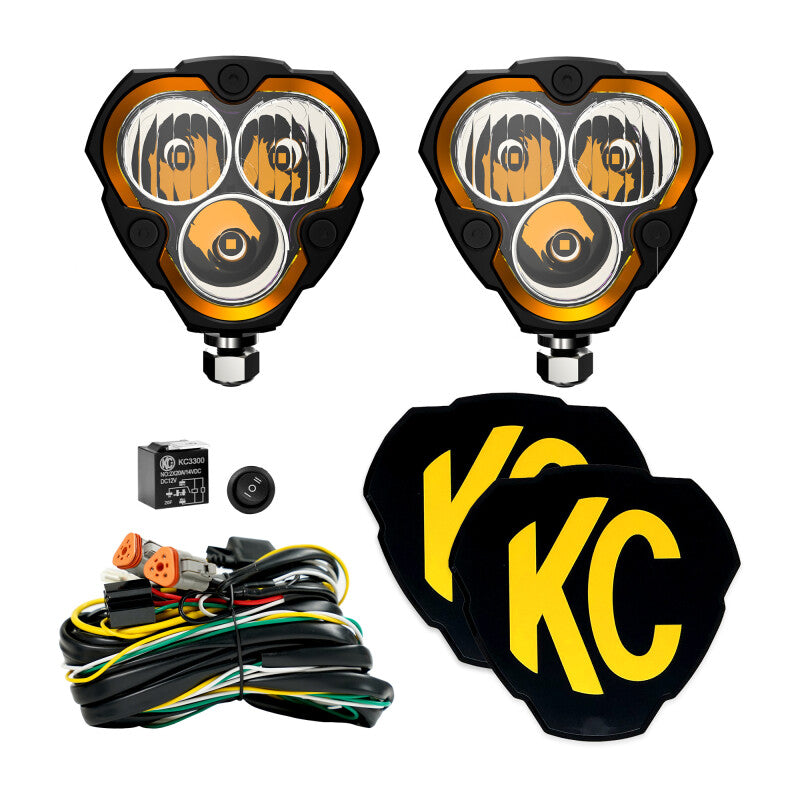 KC HiLiTES FLEX ERA 3 - 2-Light Master Kit Dunes 2 Dezert SXS