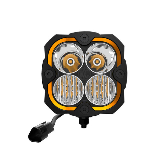 KC HiLiTES FLEX ERA 4 - Single Light Master Kit Dunes 2 Dezert SXS