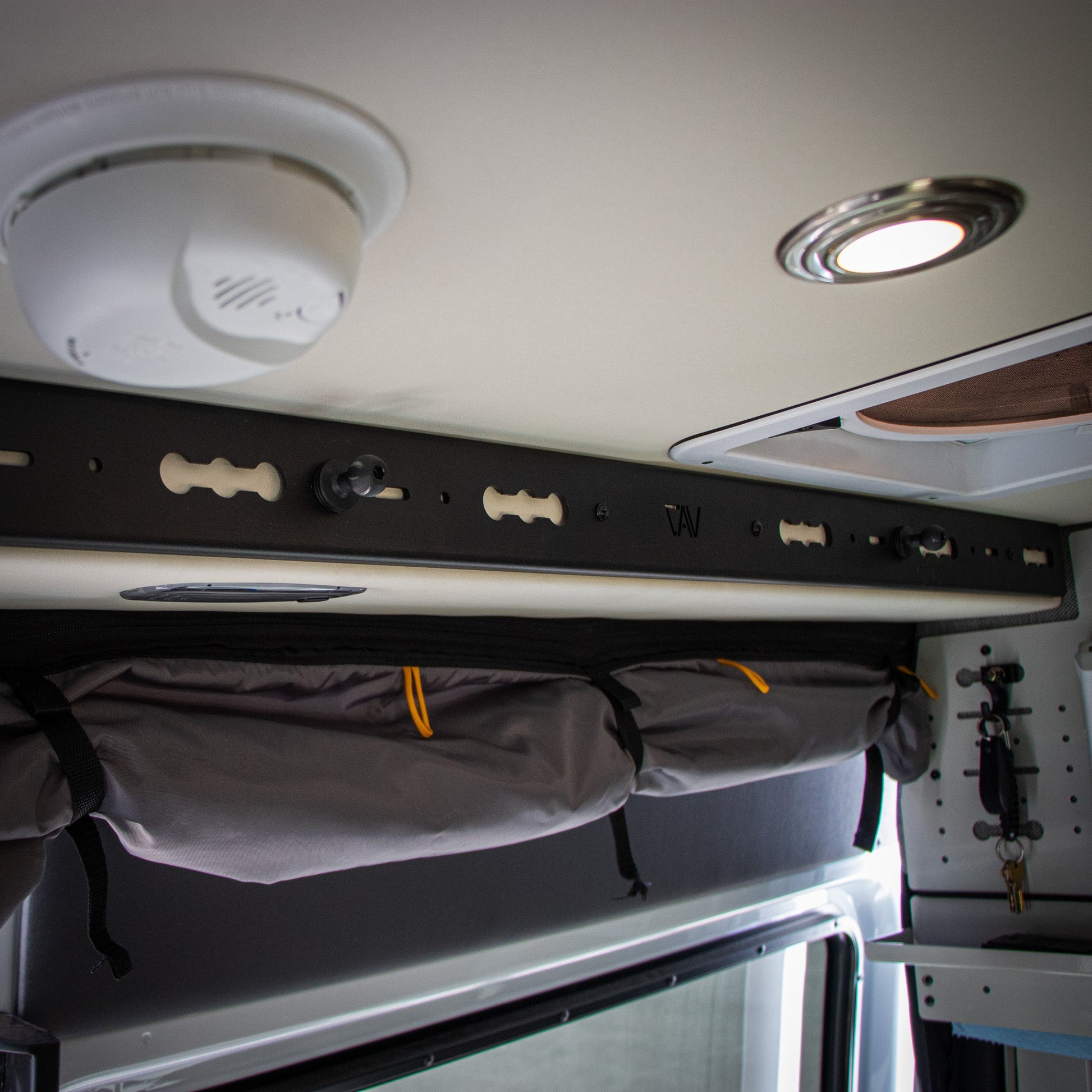 L-Track PRO for Overhead Sliding Door for Storyteller Overland Mode w/Magnetic Mirror Canyon Adventure Vans