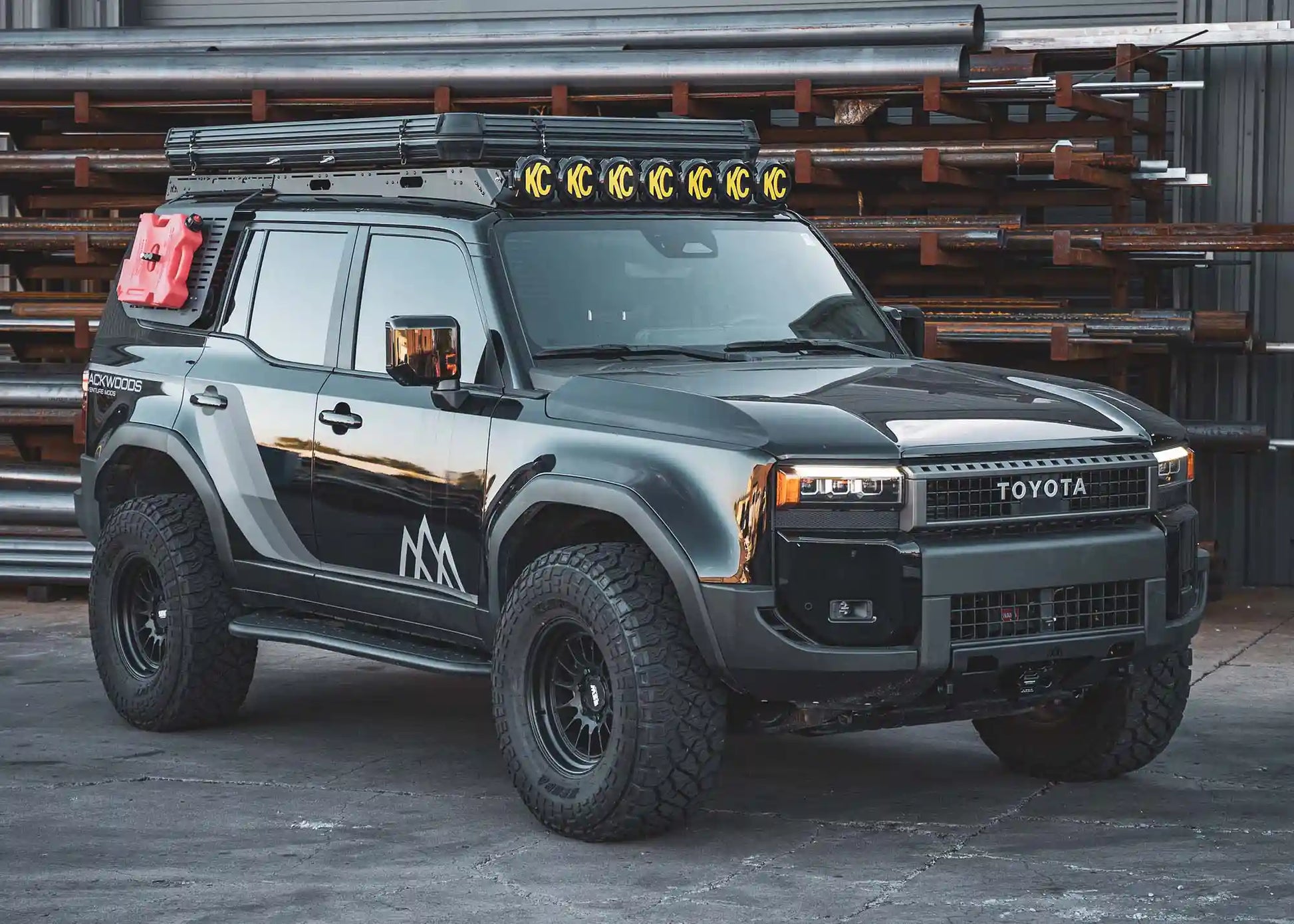 Toyota Land Cruiser 250 Hidden Winch Front Bumper (2024-2026) Backwoods Adventure Mods
