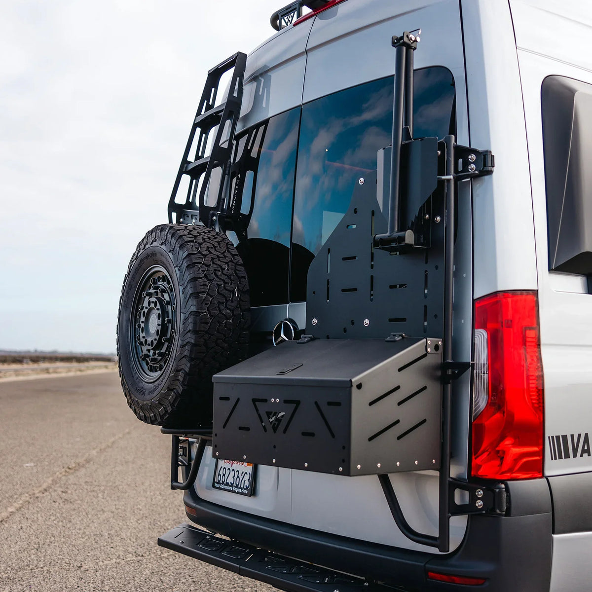 Sprinter Rear Tire Carrier Ladder (Driver Side High Roof) The Van Mart