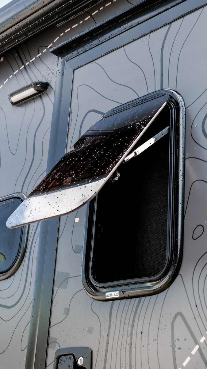 Ekko Entry Door Window Upgrade by FreedomVanGo FreedomVanGo