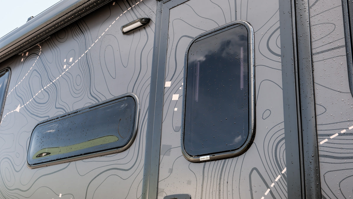 Ekko Entry Door Window Upgrade by FreedomVanGo FreedomVanGo
